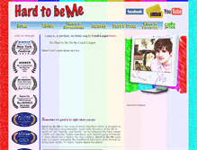 Tablet Screenshot of hardtobeme.tv